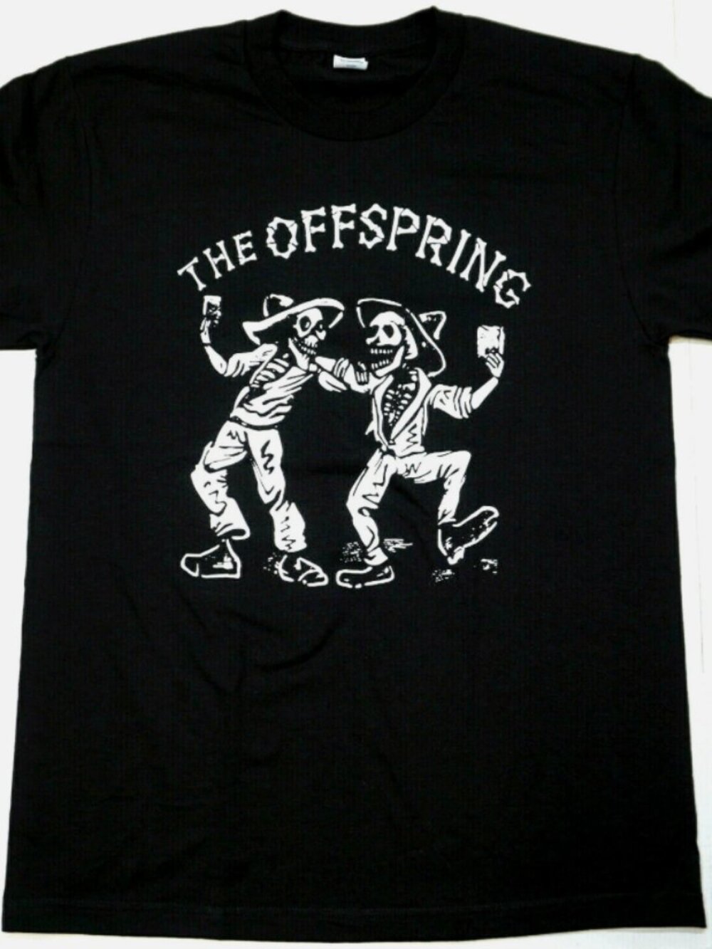RARE THE OFFSPRING 100% COTTON SCREENPRINT BLACK ART GRAPHIC TEE XXL